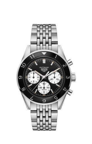 TAG Heuer Autavia Heuer 02 Stainless Steel / Inverted Panda / Bracelet